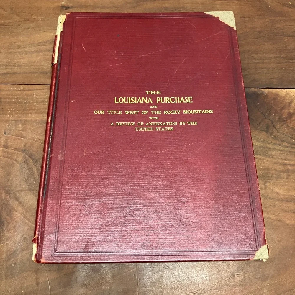 Louisiana Purchase Hermann 1898 US Government Printing Office History Map